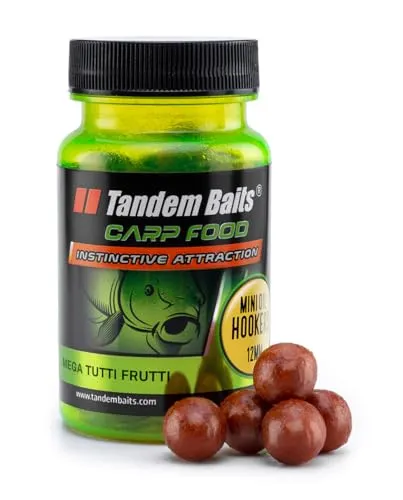 Tandem Baits Karpfen Futter Angelfutter Hakenköder Carp Food Mini Oil Hookers 12 mm 50 g Mega Tutti Frutti