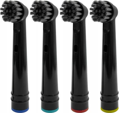 Oral-B Aufsteckbürsten Precision Clean Schwarz Aktivkohle 4 Stück Zahnbürste