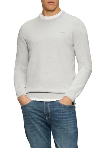 s.Oliver Herren Pullover 2156055 mit Logo-Detail von s.Oliver