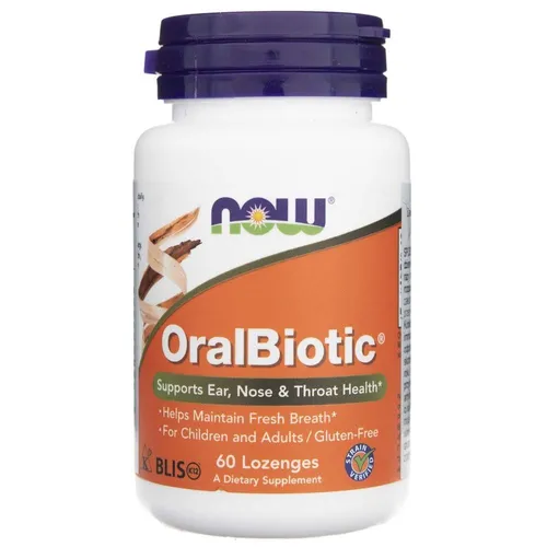 NOW FOODS Oarbiotikum OralBiotic 60 Lutschtabletten