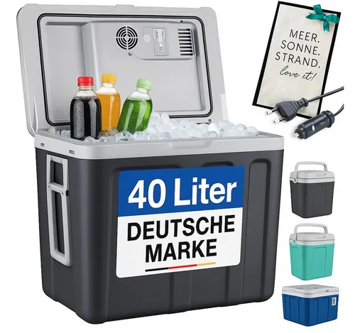 TOM Elektrische Kühlbox 2in1 40 Liter – Kühlung und Wärme für unterwegs