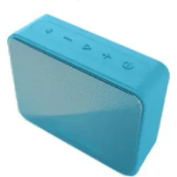 Grundig GBT SOLO blau Mobiler Lautsprecher - Bluetooth Lautsprecher mit spritzwassergeschütztem Gehäuse (IPX5) und einer beeindruckenden Akkulaufzeit von über 20 Stunden – ideal für Musikliebhaber unterwegs!