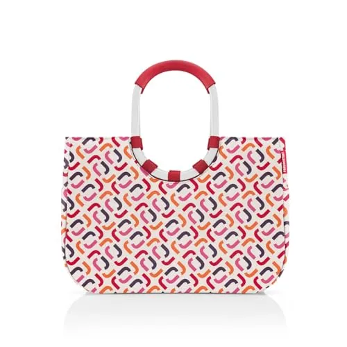 reisenthel loopshopper L - Stabile Tasche mit Fächern - Damen-Shopper mit praktischem Design aus recycelten PET-Flaschen, wasserabweisend und viel Stauraum für Wertgegenstände.