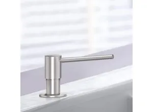 Villeroy & Boch 9236 20 LC Edelstahl Seifenspender - Eleganter Spülmittelspender aus Edelstahl mit 250 ml Füllmenge, ideal für stilvolle Küchen und Bäder.