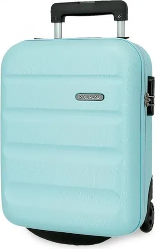 ROLL ROAD Flex Mini-Handgepäckkoffer Hellblau, 40x30x20cm, 24L