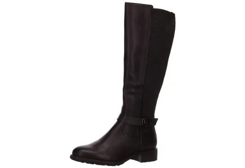Tamaris Damen 1-25618-43 Mode-Stiefel - Mahogany, 42 EU - Wanderschuhe mit bequemer TOUCH-IT Technologie und Stretch Schaft für optimale Passform, ideal für schmale Waden und lange Wanderungen.