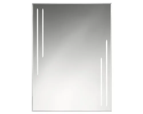 Kristallspiegel Baikal Eckig 60 x 45 cm - Eleganter Badspiegel mit hochwertiger Kristalloberfläche, ideal für stilvolle Badezimmer und kleine Räume.