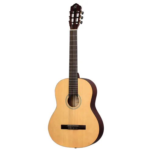 ORTEGA RST5M Student Series Konzertgitarre 4/4 - Natural - Konzertgitarre für Schüler, mit Fichtendecke und Walnussgriffbrett für exzellenten Klang und Spielkomfort. Ideal für den Einstieg in die Musik.
