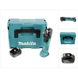 Makita DTM 51 M1J Multifunktionswerkzeug mit 4 Ah Akku - Multifunktionswerkzeug im Makpac, kabellos und vielseitig einsetzbar für präzise Arbeiten in Heim und Garten.
