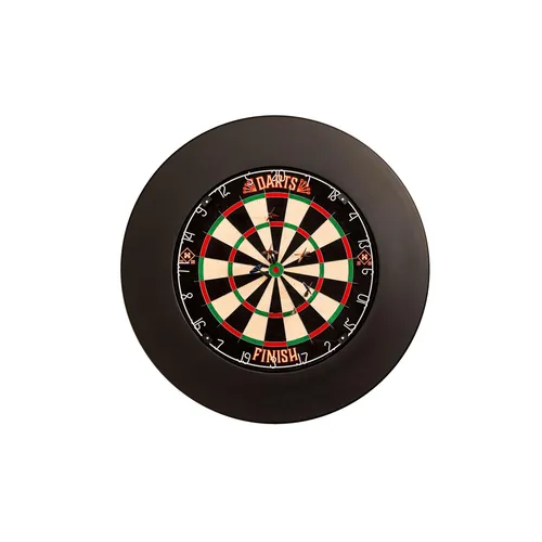 Home Deluxe Dartboard Surround - Ø 68 cm, Schwarz - Klassische Dartboards, schützender Surround aus PU-Material, keine Montage notwendig - ideal für sorgenfreies Spielen!