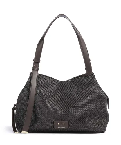 Armani Exchange Alice Schultertasche 38 cm - Braun - Stylische Schultertasche von Armani Exchange, 38 cm groß, ideal für den täglichen Einsatz. Hochwertiges Material und elegantes Design machen sie zum perfekten Begleiter.