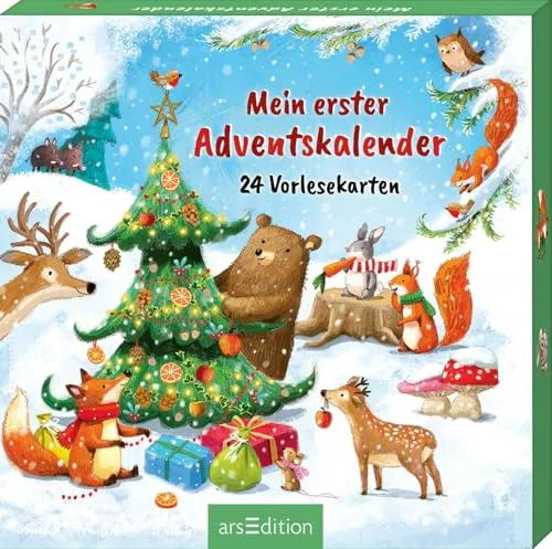 Mein erster Adventskalender: 24 Vorlesekarten von arsEdition