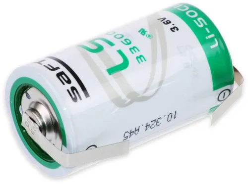 SAFT Lithium-Batterie LS 33600-CNR, D, mit U-Lötfahne, 3,6 V-, 17000 mAh 131641