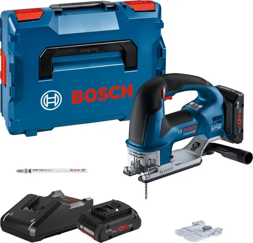 Bosch Stichsäge GST 18V-155 BC - Akku-Pendelhub für präzise Schnitte - Sägen - Akku-Pendelhub mit 155mm Schnittleistung, bürstenlosem Motor und individuellem Drehzahl-Modul für höchste Präzision. Ideal für Massivholz und härtere Materialien.