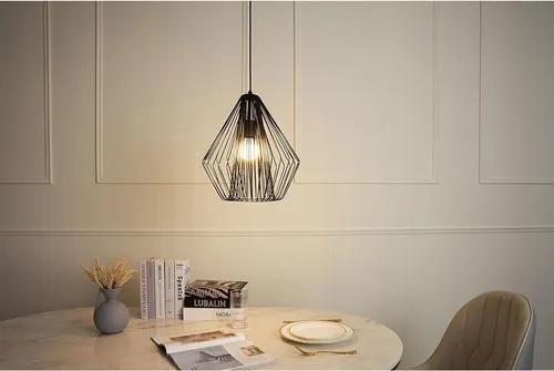 Pendelleuchte Shiny Delight Schwarz Ø35cm max. 20W E27 ohne Leuchtmittel kürzbar