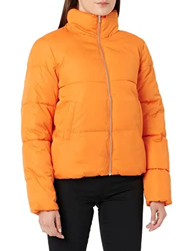 Vila Damen Vitate L/S Short Buffer Jacket - Noos Jacke, Burnt Orange, 36 EU