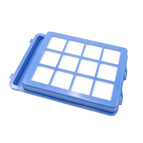 vhbw Filterset 1x Schaumstoff-Filter, 1x Gewebefilter kompatibel mit Philips PowerPro Ultimate FC9924, FC9932, FC9924/07, FC9932/07 Staubsauger