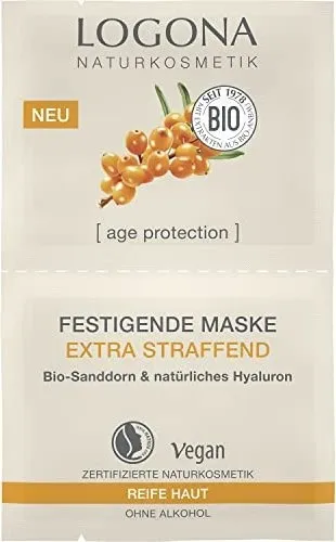 Logona Age Protection Festigende Maske extra straffend - Sonstige Gesichtspflegeartikel, spendet Feuchtigkeit und sorgt für mehr Festigkeit und Spannkraft reifer Haut mit hochwertiger, veganer Rezeptur.
