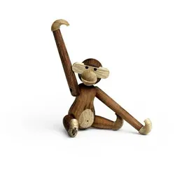 Kay Bojesen Holz-Affe mini aus Limbaholz & Teakholz von Kay Bojesen