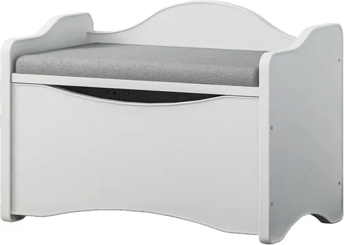 Happy Babies Spielzeugkiste Sitzbank - Spielzeugkiste mit Stauraum, ideal als Sitzbank für Kinder, sorgt für Ordnung und Spaß im Kinderzimmer.