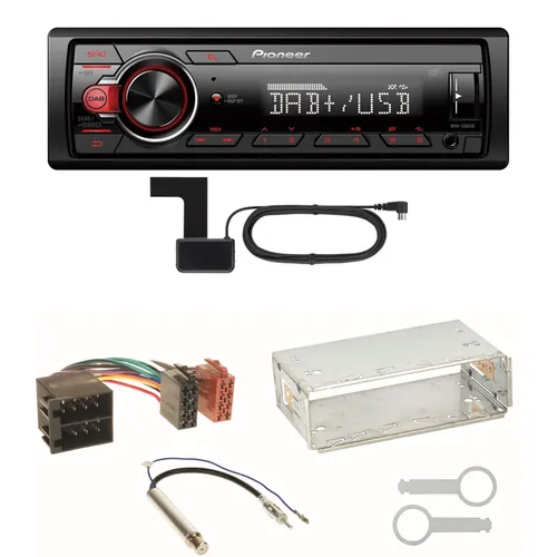 Produktbild Pioneer MVH-130DAB Digitalradio USB Einbauset für Seat Ibiza 6L Arosa Cordoba