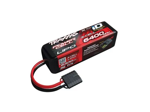 Traxxas TRX 2857 X Lipo Akku 6400mAh 11.1V 3 Zellen 25C - RC Akku Lipo mit 6400mAh für ultimative Leistung und lange Laufzeiten, perfekt für Traxxas Modelle wie Slash, X-Maxx und Rustler.