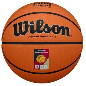 WILSON Basketball FIBA EVO NXT DBB, Größe 7, orange - Indoor-Spielball mit nahtloser Gummi-Oberfläche und DBB-Siegel. Ideal für Herren und Jugendliche, bietet optimale Griffigkeit und hervorragende Sprungeigenschaften.