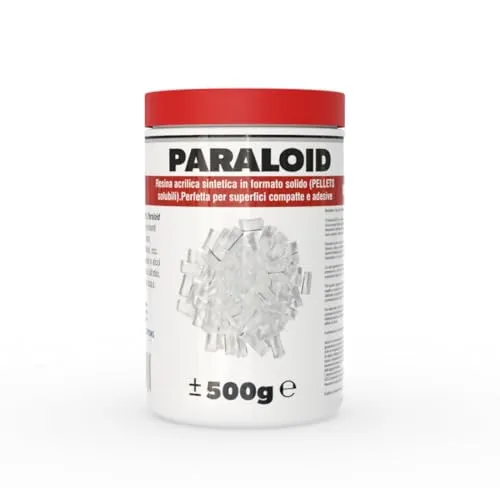 Paraloid B72, 100% festes Acrylharz, reduziert die Mikroporosität und festigt und begrenzt die Wasseraufnahme. (500, Gramm)