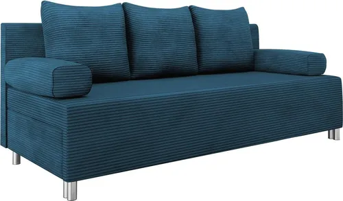 Mirjan24 Schlafsofa Dover Cord - Vielseitiges Sofa mit Schlaffunktion - Sofas & Couches - Schlafsofa mit Bettkasten und einer großzügigen Schlaffläche von 192x133 cm, inklusive Kissen-Set für optimalen Komfort.