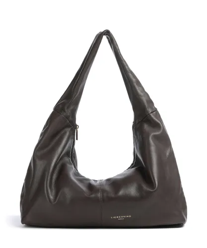 Liebeskind Bo Sheep Natural L Beuteltasche dunkelbraun - Schultertasche aus hochwertigem Schafsleder, stilvoll und langlebig – perfekt für den täglichen Gebrauch.
