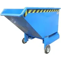 Gabelstapler Kippmulde Kippcontainer Muldenkipper Kippschaufel mit Rädern