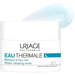 Uriage Eau Thermale Water Sleeping Mask 50 ml - Gesichtsmasken & Gesichtskuren, intensiv feuchtigkeitsspendend für erholte und strahlende Haut über Nacht.