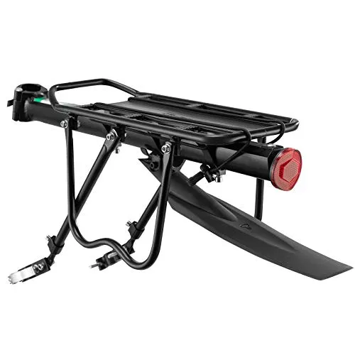 ROCKBROS Fahrrad Gepäckträger Mountainbike Gepäckträger Schnellspanner mit Reflektor 24-29 Zoll mit/ohne Schutzblech Aluminiumlegierung