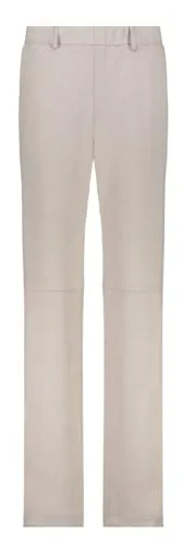 Bequeme Straight-Leg-Hose aus Velours - Sonstige Hosen, elastisches Veloursmaterial sorgt für hohen Tragekomfort und eine perfekte Passform.