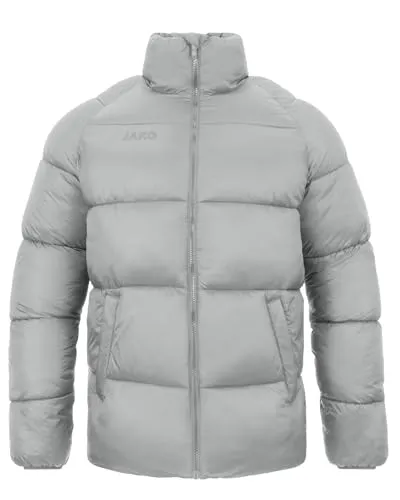JAKO Unisex Jacke Puffy - 7207, hellgrau, XXL - Funktionsjacke mit leichtem, wärmeisolierendem Material, ideal für kalte Tage. 40 °C waschbar, verstellbarer Saum und elastische Ärmelabschlüsse sorgen für optimalen Komfort und Funktionalität.