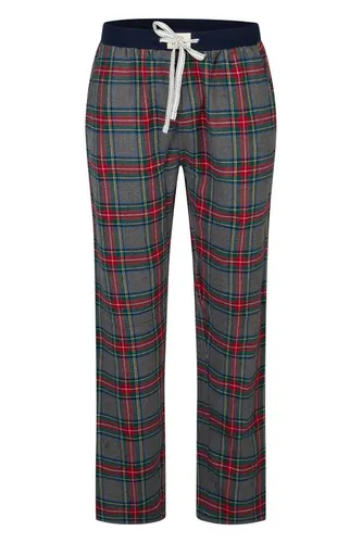 HAPPY SHORTS Pyjama HAPPY SHORTS Herren Flanell Schlafanzughose Homewear XMAS Grau Kariert