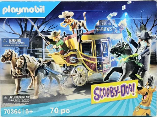 Playmobil 70364 SCOOBY-DOO! Abenteuer im Wilden Westen - Spielwaren für Cowboys und Abenteurer, fördert die Kreativität von Kindern im Alter von 5-7 Jahren.