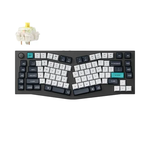 Keychron Q10 Max Mechanische Tastatur, QWERTY US, Gateron Jupiter Banana Q10M-M4