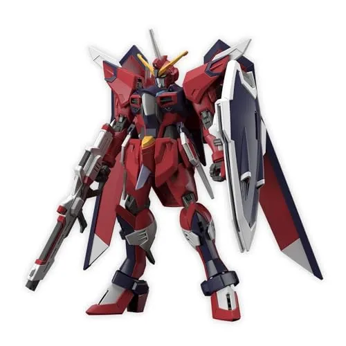 1/144 HG Immortal Justice Gundam - Detailreicher Modellbausatz - Spielfiguren: Hochwertiger 1/144 Modellbausatz des Immortal Justice Gundam, voll bewegliche Gelenke für dynamische Posen und ideal für Fans der Gundam-Serie.
