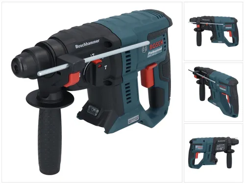 Bosch Professional 18V Akku Bohrhammer GBH 18V-21 - Bohrmaschinen mit 3 Betriebsarten: Bohren, Hammerbohren und Meißeln. Leicht und leistungsstark mit nur 2,4 kg und 2 J Schlagenergie – ideal für vielseitige Anwendungen.