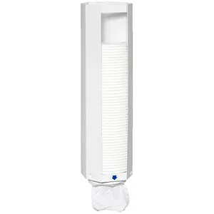 SicSac Spuckbeutelspender Wandspender 13x47cm in weiß von Hartmann