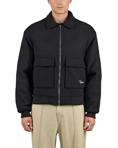 Pegador Aiken Wooloptic Bomberjacket schwarz