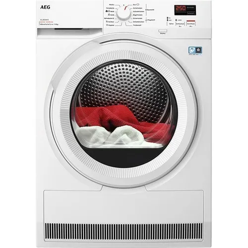 AEG TR8C40688 CARAT Wärmepumpentrockner - Trockner, 8 kg Füllmenge, effizienter Wärmepumpentrockner mit Energieeffizienzklasse A+++ für kostensparendes Trocknen und schonende Pflege Ihrer Wäsche.