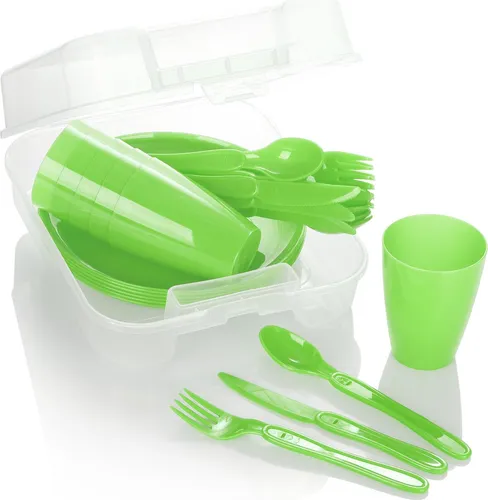 Camping-Töpfe & -Geschirr Grün von COM-FOUR