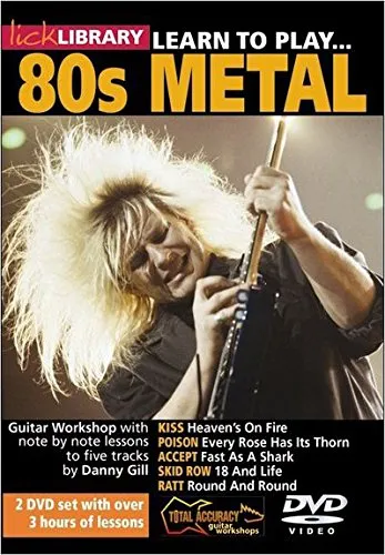 Learn to play 80s Metal - Lick Library [2 DVDs]