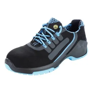 Steitz Secura C29801 ESD VD PRO Halbschuh, Schwarz/Blau, Größe 44 - Leichter und flexibler Halbschuh mit ESD-Schutz, ideal für den täglichen Einsatz. Die rutschhemmende Sohle bietet hohen Komfort und Abriebfestigkeit.