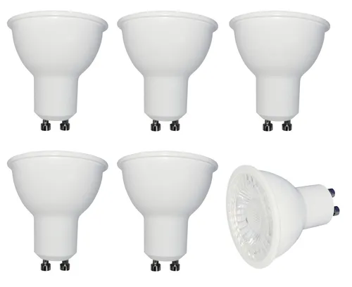 LED Reflektor GU10 6er Set 4W 4 Watt ersetzt 35 Watt 280 Lumen 4000 Kelvin