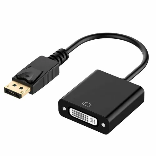 Displayport > DVI Adapter DP Stecker > DVI-I Buchse Konverter 1080p HDTV PC TV