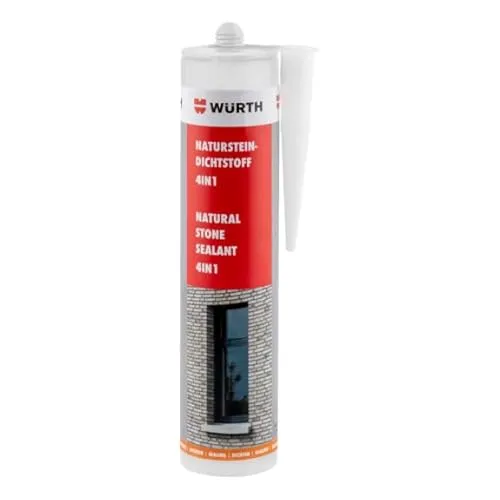 Produktbild Würth Natursteindichtstoff 4 in 1; Kartusche; 310ml; transparent
