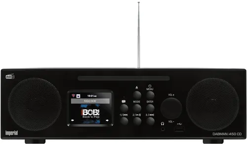 Imperial 22-247-00 Dabman i450 CD - DAB+ Internet-Radio mit 2.1 Sound, Bluetooth und CD-Player, vielseitig und ideal für Musikliebhaber